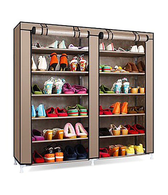 Standard Double Dust proof  Damp proof Shoe Rack Multi color  - DST2712