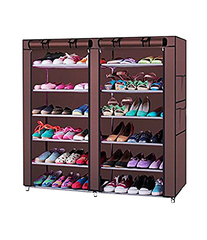 Standard Double Dust proof  Damp proof Shoe Rack Multi color  - DST2712