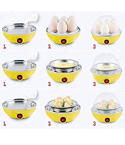 Portable Electric 7 Egg Boiler Egg Poacher Egg Cooker - EGGCOOKER