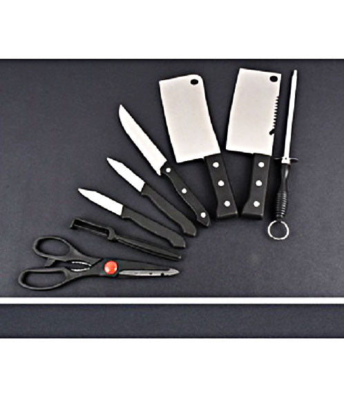 7 Piece Stainless Steel Kitchen Knife Set Knives Set with Knife Scissor - HKNIFE