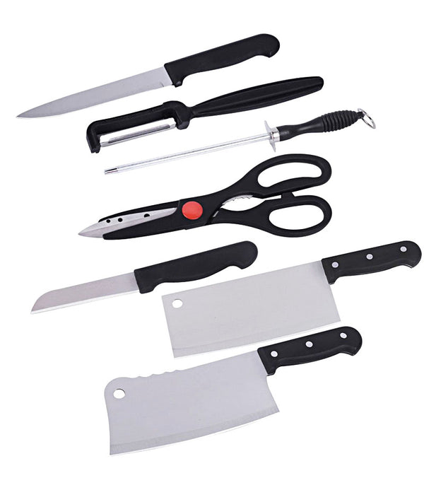 7 Piece Stainless Steel Kitchen Knife Set Knives Set with Knife Scissor - HKNIFE-01