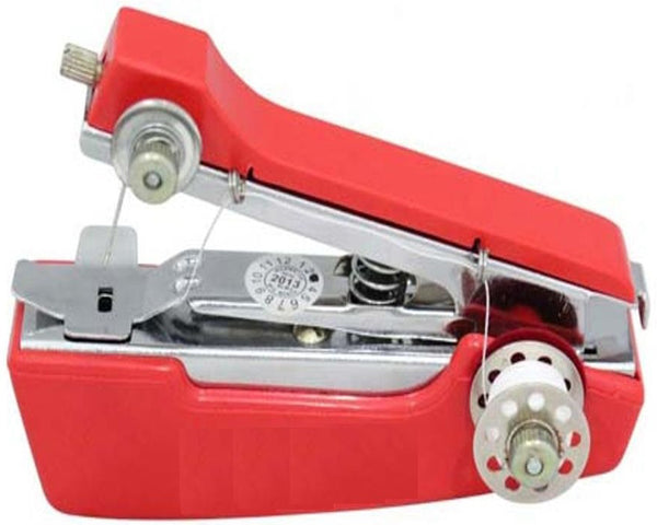 Portable Mini Lightweight Cordless Hand-Operated Manual Stapler Size Tailoring Sewing Stitch Machine - HLDMCH