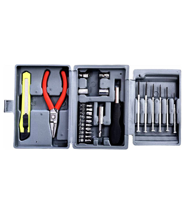 Hobby Toolkit 25 Pieces Screwdriver Socket Set and Bit Combination Wrench Tool Kit Magnetic Toolkit- HOBYTOL