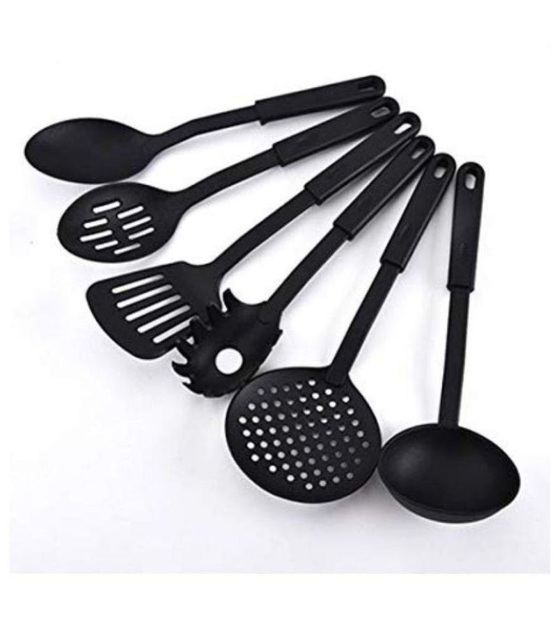 Plastic Polypropylene Kitchen Tools Silicone Spatula, Mixing and Slotted Spoon - KITCHENTOOL