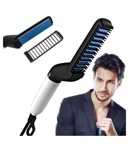 shopper 52 Quick Beard Straightener Styler Multifunctional Hair Curling Curler Show Cap Comb for Men-  MODCOMB