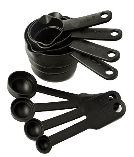 8 Piece Measuring Cup & Spoon Set - Multi Purpose Kitchen Tool - MSRSPOON-01