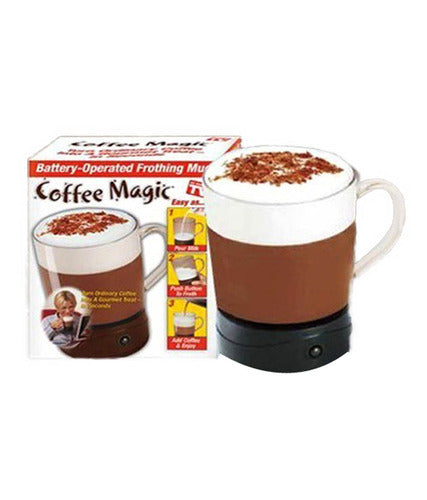 Self Stirring Magic Mug Transparent Glass Coffee Mixing Cup Automatically - CFFLT