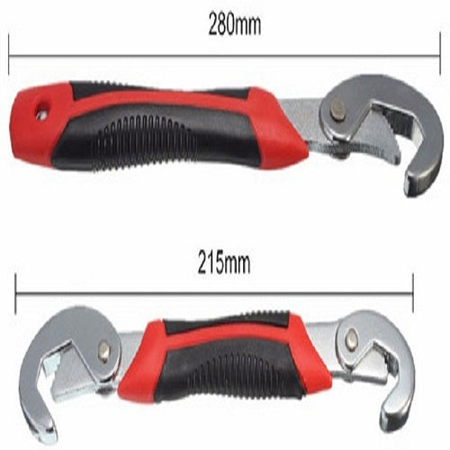 Snap N Grip Red Steel Multipurpose Wrench Set of 2 - SNPGRP