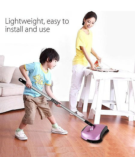 Fully Automatic Hand Push Sweeper Mop Sweep Broom Dustpan Combination Suit - SWPDG