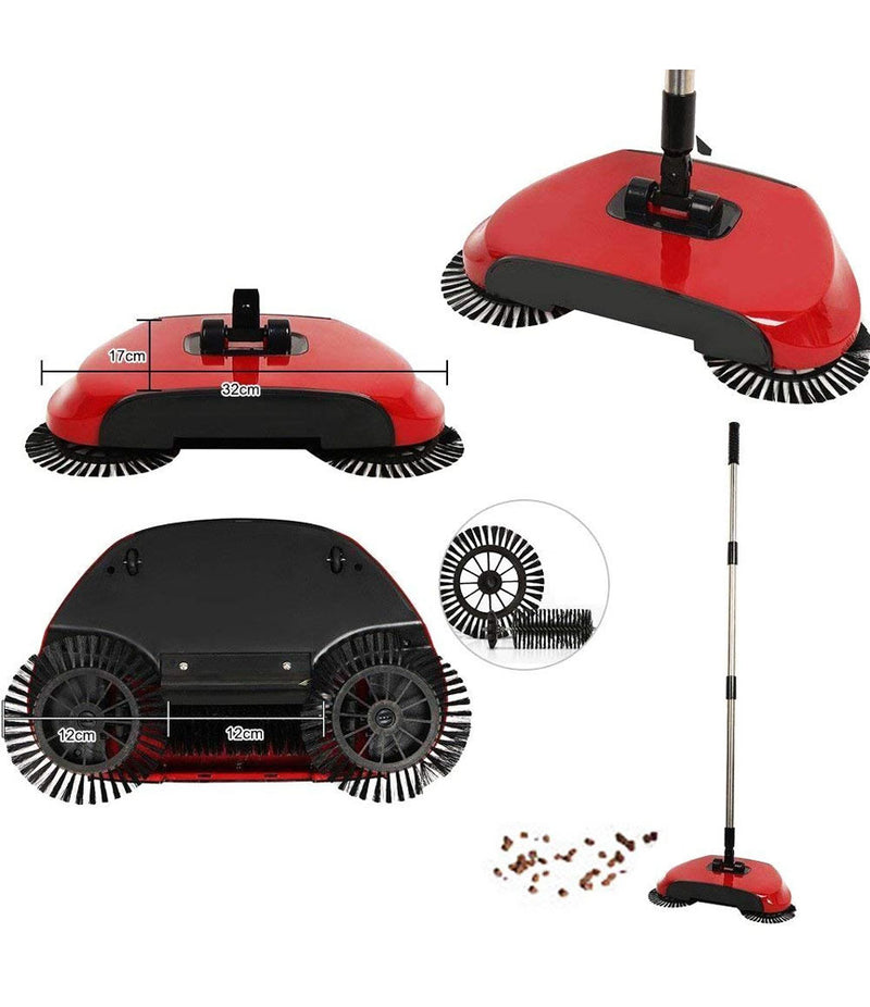 Fully Automatic Hand Push Sweeper Mop Sweep Broom Dustpan Combination Suit - SWPDG