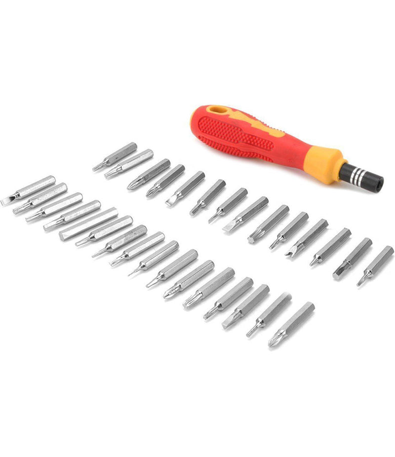 31 Pieces Jackly Screwdriver Socket Set and Combination Tool Wrench Magnetic Tool Kit - TLRDJK