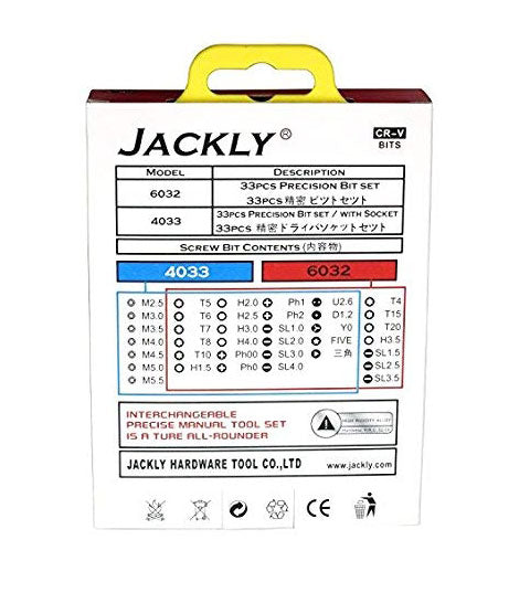 Multi purpose 32 Pieces Square Jackly Screwdriver Socket Set and Bit Tool Kit Set Combination Wrench Tool - TLSQJK