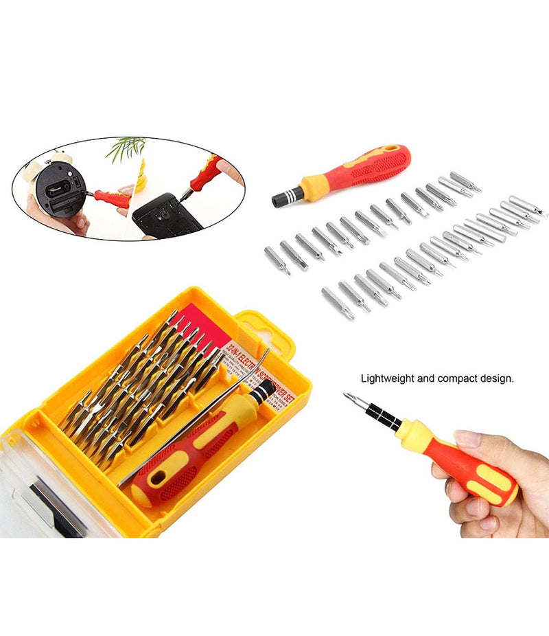 Multi purpose 32 Pieces Square Jackly Screwdriver Socket Set and Bit Tool Kit Set Combination Wrench Tool - TLSQJK