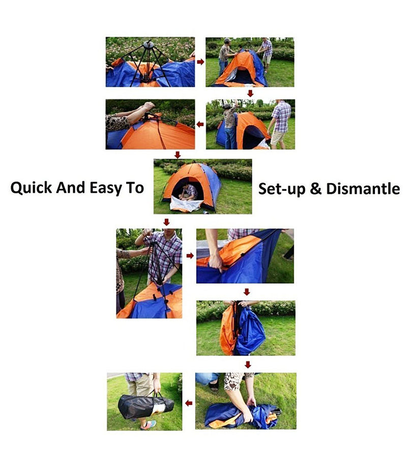 Outdoor Camping Tent Portable Foldable Tent For 6 Person Tent - TNT2