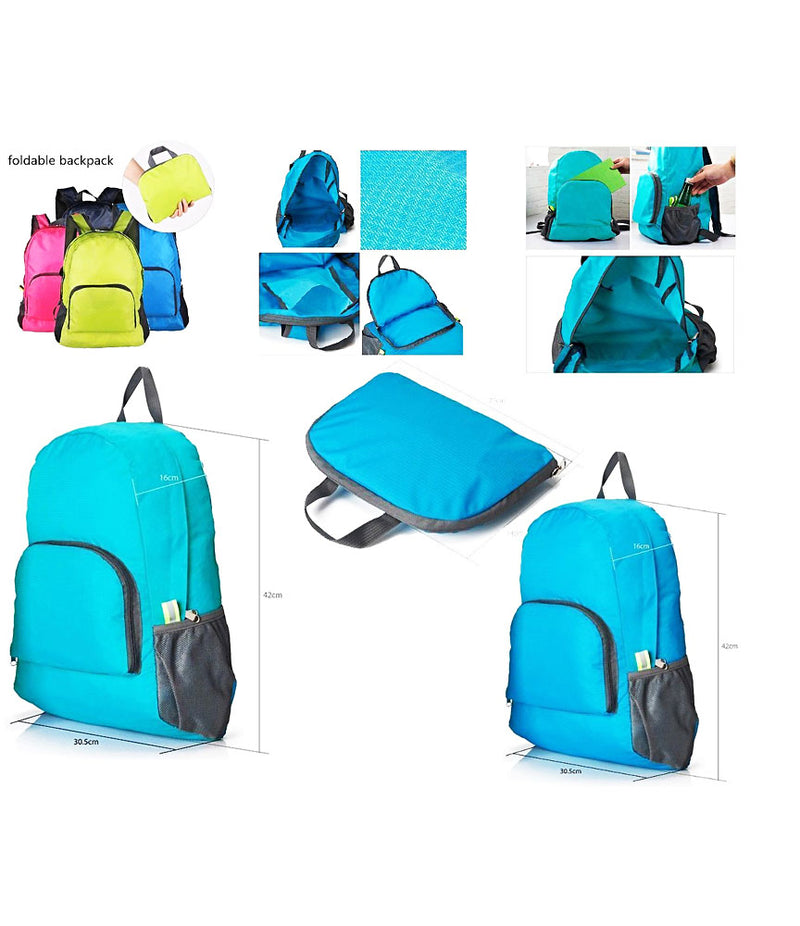 Multipurpose Travel Backpack Foldable Lightweight Waterproof Travel Backpack Bag - TRBAGPACKPK