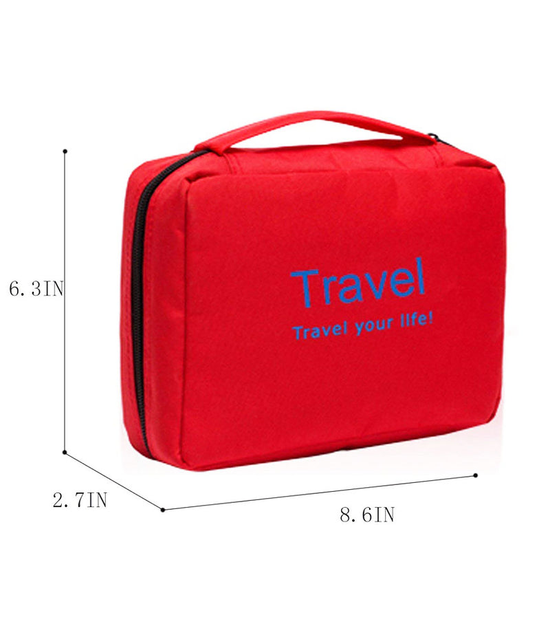 Multi Functional Pouch Travel Pouch Cosmetic Bags Makeup Bag Storage Travel Bag Hand Bag Cosmetic Storage Purse - TRVBAGRD