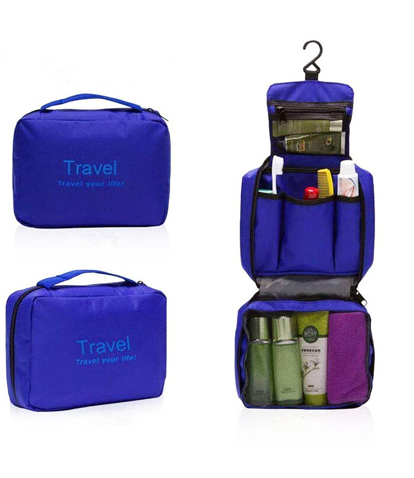 Multi Functional Pouch Travel Pouch Cosmetic Bags Makeup Bag Storage Travel Bag  - TRVBAGBL