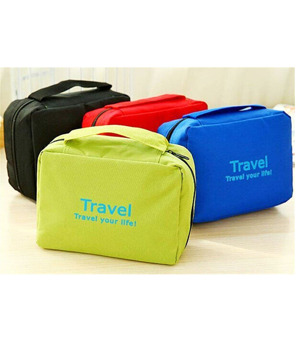 Multi Functional Pouch Travel Pouch Cosmetic Bags Makeup Bag Storage Travel Bag  - TRVBAGBL