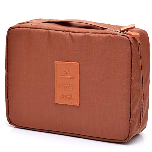 Shopper 52 Nylon Travel Organizer Multifunction Toiletry, Makeup Kit, Pouch, Cosmetic Bag Travel Bag - TRVKIT-BR