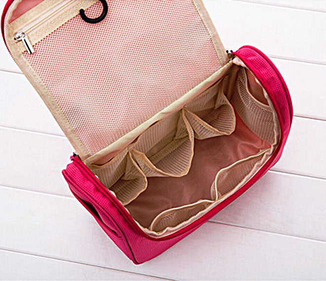 Travel Cosmetic Organizer Bag, Waterproof Wash Bag, Men Women Cosmetic Makeup Bag, Hanging Toiletry Bag, Necessaries Make up Case - TRWSBAGPK