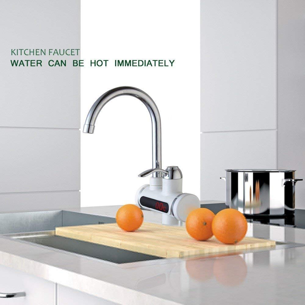 Instant Water Heater Electric Faucet Kitchen/Bathroom Hot Water Heating Tap Thankless -Water-Heater - WTRHTRTAP