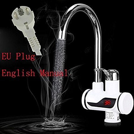 Instant Water Heater Electric Faucet Kitchen/Bathroom Hot Water Heating Tap Thankless -Water-Heater - WTRHTRTAP