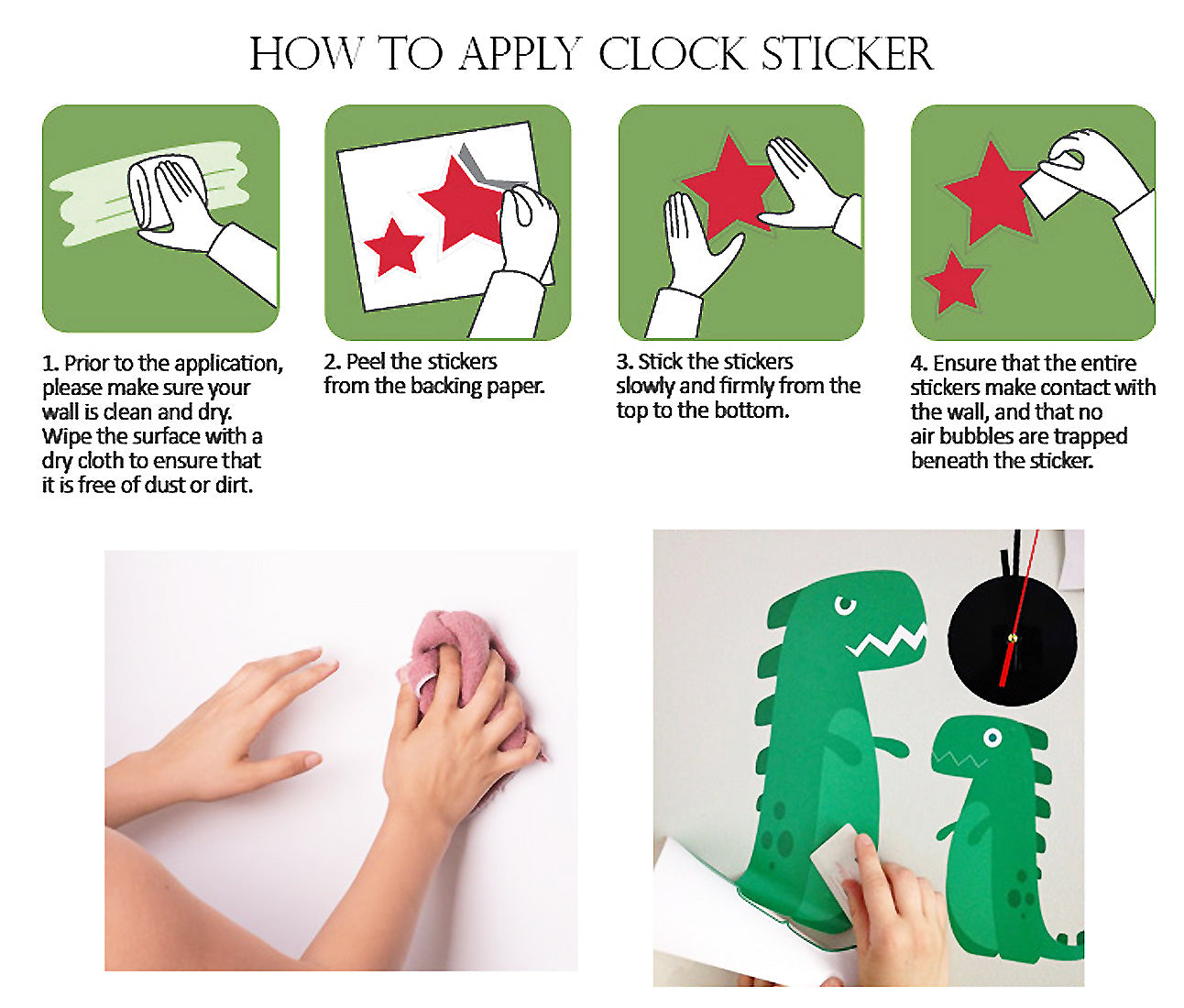 DIY Wall Clock 3D Sticker Home Office Decor 3D Wall Clock - DIYCD847