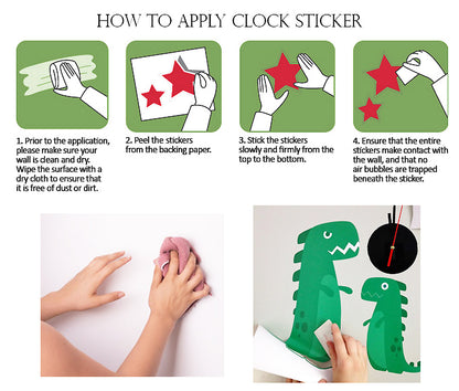 DIY Wall Clock 3D Sticker Home Office Decor 3D Wall Clock - DIYCD847